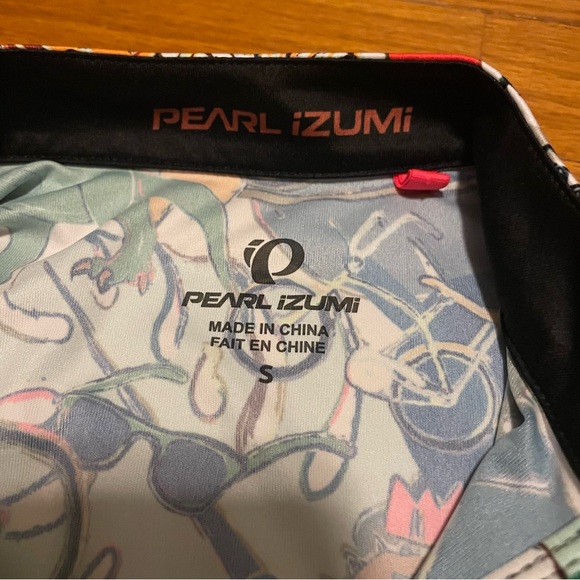 Pearl Izumi Multicolor Pop Art Graphic Kid’s Cycling Jersey Small Back Pockets - Picture 3 of 8
